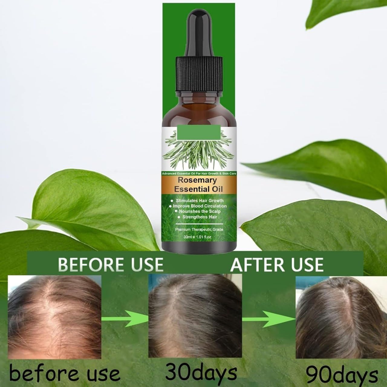 Rosemary Oil for Hair Growth - Nura Beauty